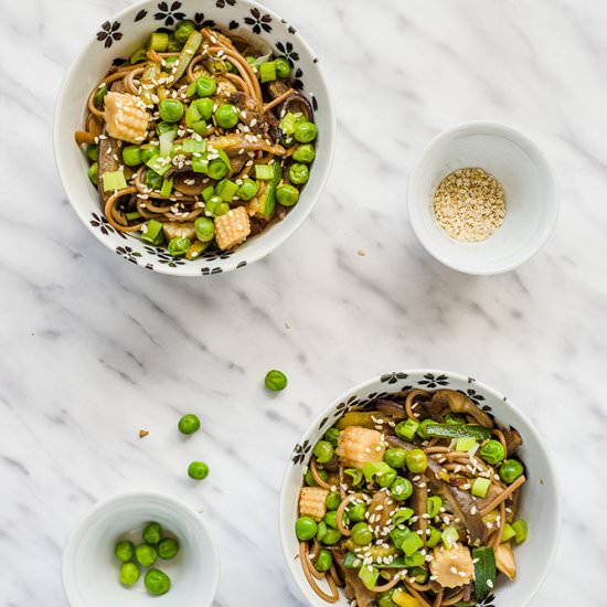 Sesame soba - Recipe photo by PannaM