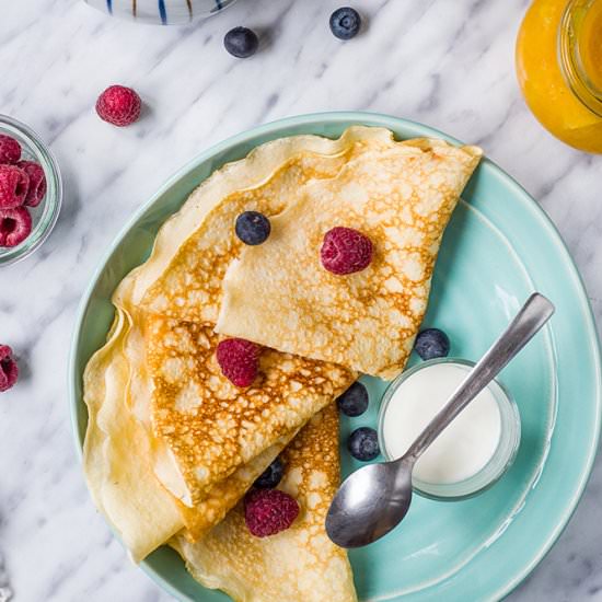 Coconut flour crepes - Recipe photo by PannaM