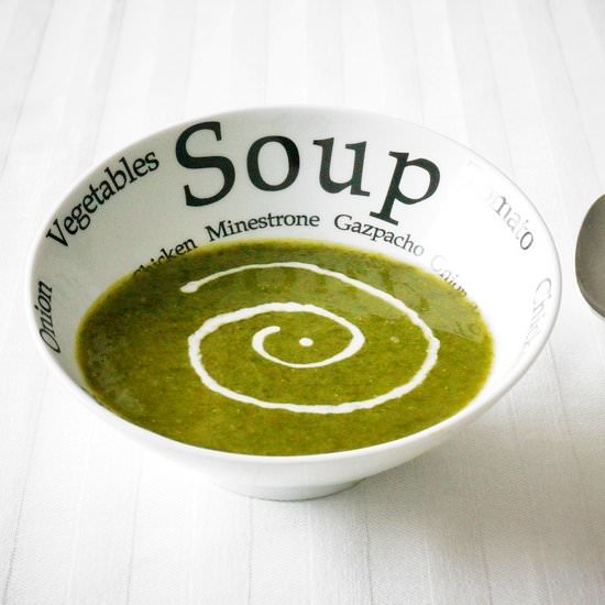 Wild garlic soup - Recipe photo by lacuisinedesimona