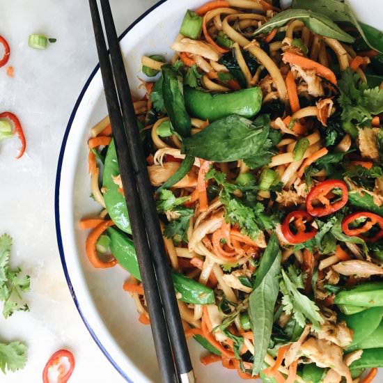Roast Chicken Noodles - Recipe photo by thehealthyhunter