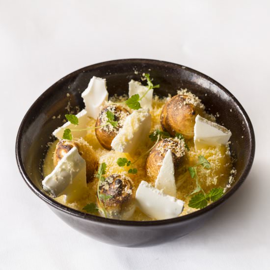 Lemon posset with white chocolate - Recipe photo by MeccaGBC