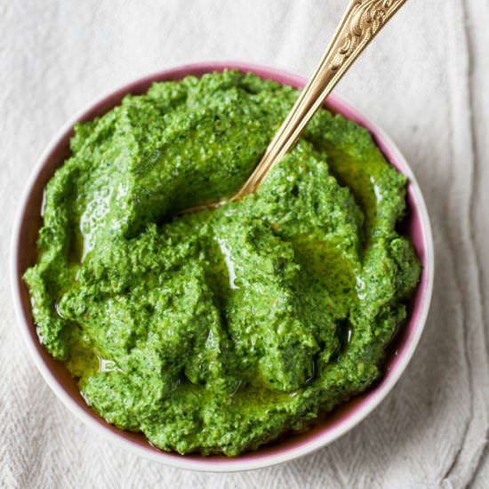 Kale Pesto - Recipe photo by mangia bene