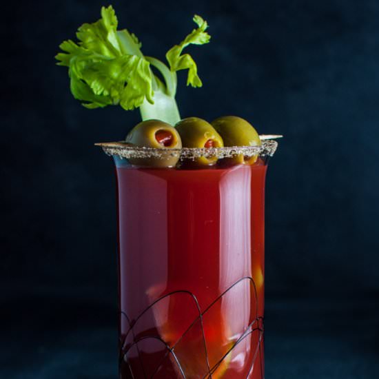 Canadian Caesar Cocktail - Recipe photo by saltandlavender
