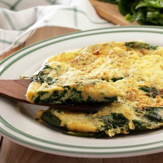Blended Green Omelette - Recipe photo by Culinary Therapy