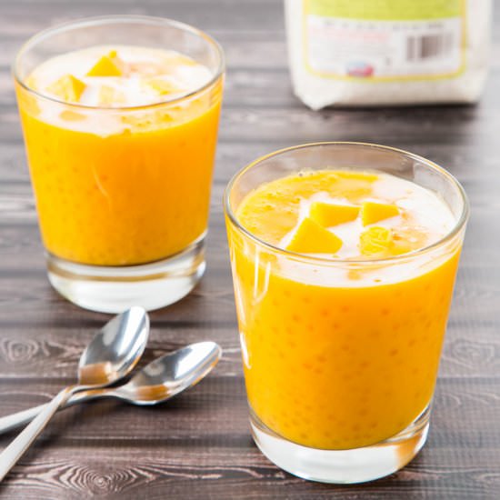 Tapioca Pearls with Mango - Recipe photo by Lokness