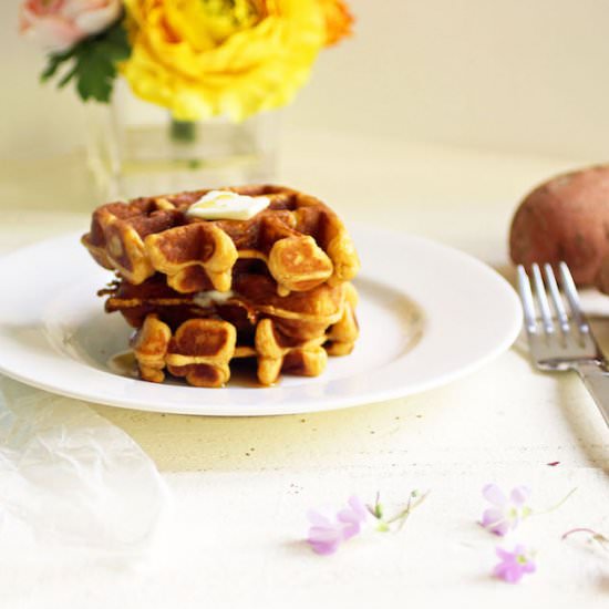 Sweet Potato Waffles - Recipe photo by susanstable