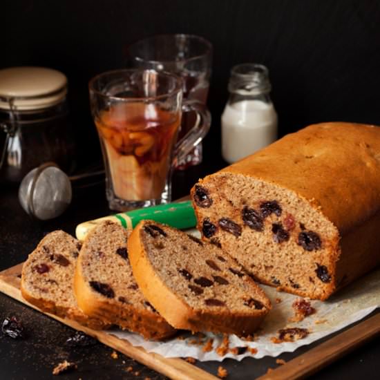 Cinnamon Cherry Tea Bread - Recipe photo by littlesugarsnaps