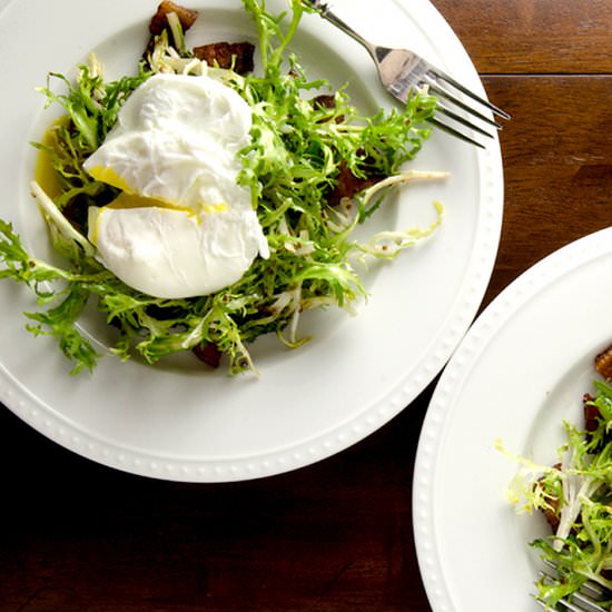 French Frisee Salad - Recipe photo by IdRatherBeaChef