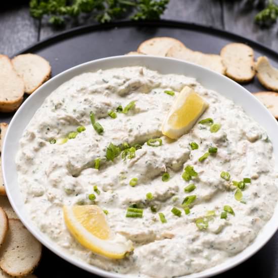 Easy Smoked Tuna Dip - Recipe photo by whitbitskitchen