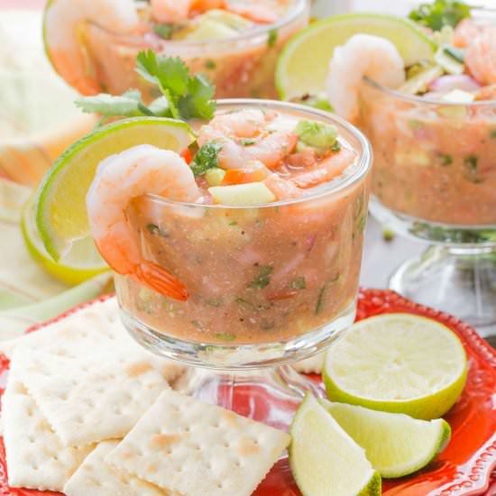 Mexican Shrimp Cocktail - Recipe photo by mykitchencraze