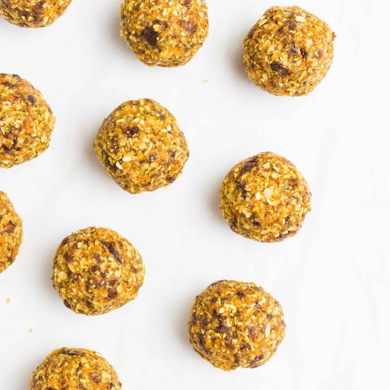 Carrot Cake Energy Balls - Recipe photo by withfoodandlove