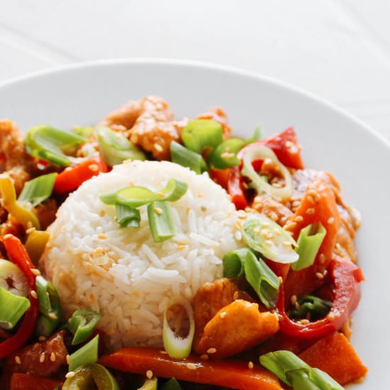 Asian Blood Orange Chicken - Recipe photo by Hisham Assaad
