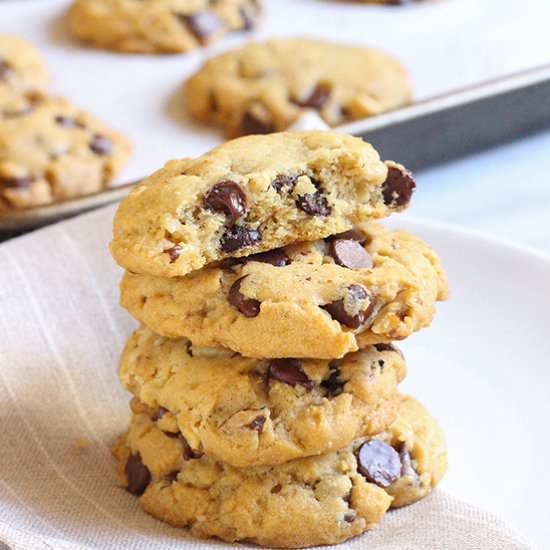Vegan Chocolate Chip Cookies - Recipe photo by The Mostly Vegan