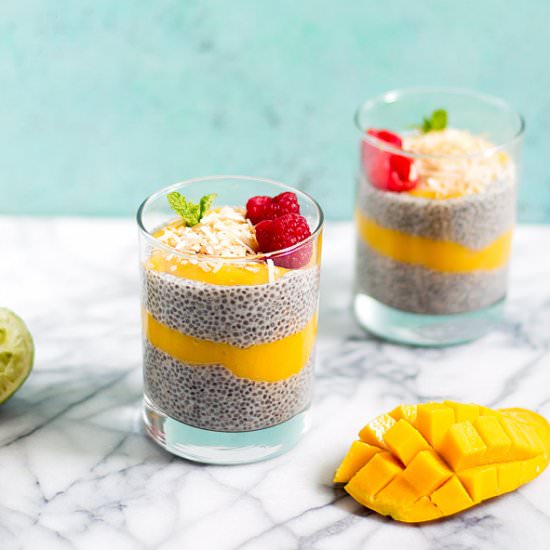 Mango Chia Pudding - Recipe photo by balancedberry