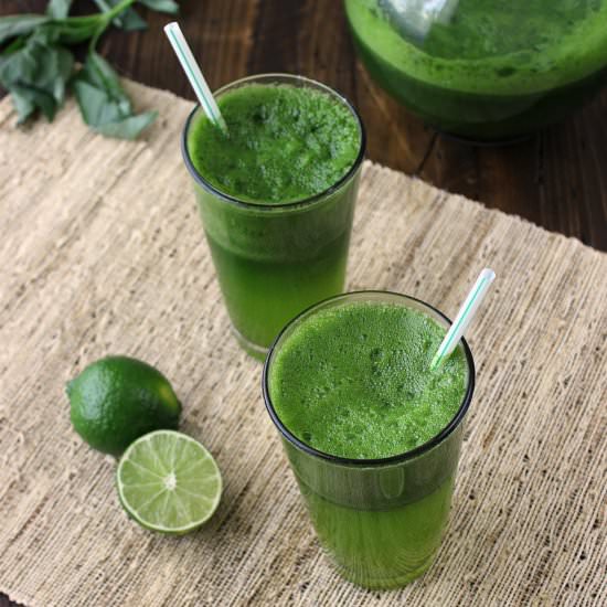 Thai Basil Agua Fresca - Recipe photo by acleanplate