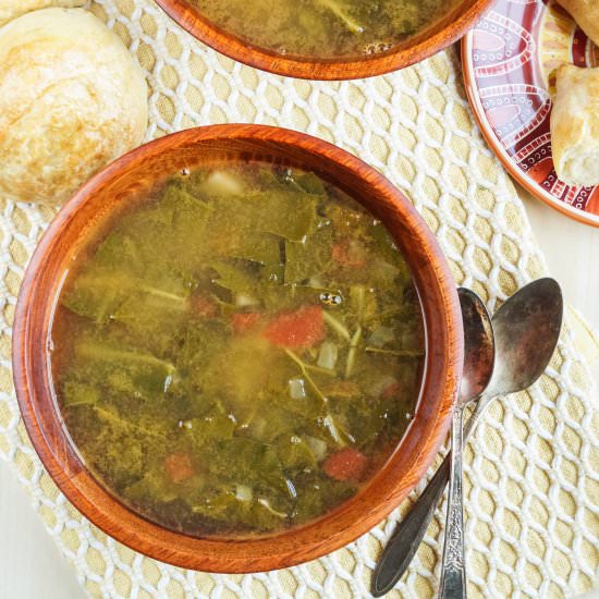 Sopa de Acelgas con Papas - Recipe photo by TaraMar