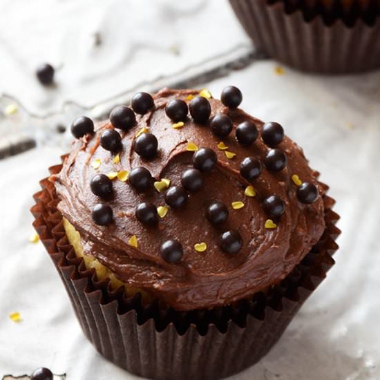 Yellow Cake Cupcakes for Two! - Recipe photo by AnEdibleMosaic