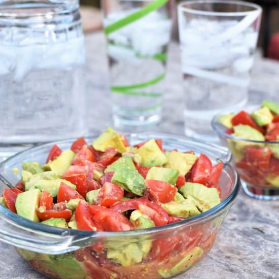 Fresh Avocado and Tomato Salad - Recipe photo by The Spicy Apron
