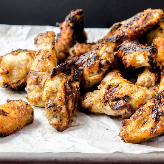 Finger Lickin' Grilled Wings - Recipe photo by IdRatherBeaChef