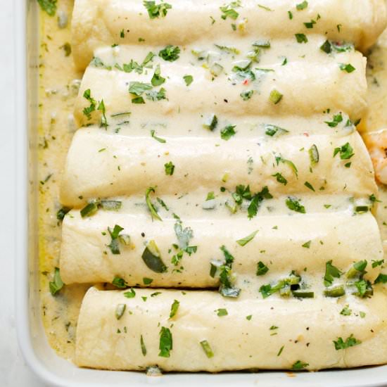 Shrimp Enchiladas - Recipe photo by littlespicejar