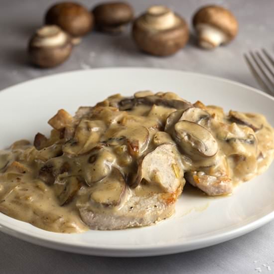 Creamy Hunter Sauce (Jägersoße) - Recipe photo by thekitchenmaus