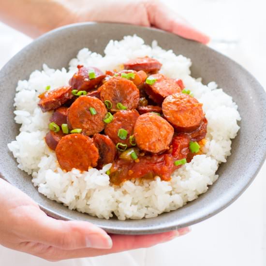 Smoked Sausage Creole - Recipe photo by kitchengidget