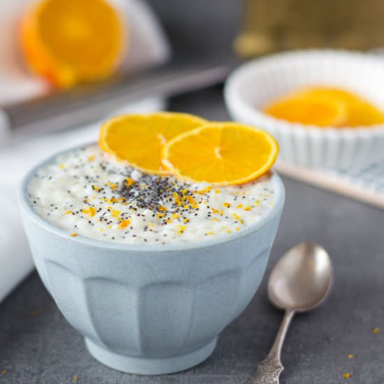 Poppy Seed Rice Pudding - Recipe photo by carointhekitchen