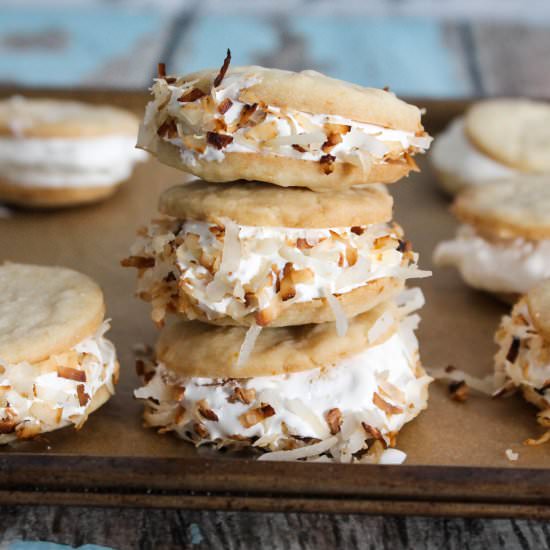 Coconut Ice Cream Sandwiches - Recipe photo by biancagarcia