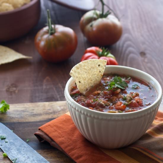 Salsa Fresca - Recipe photo by What A Girl Eats