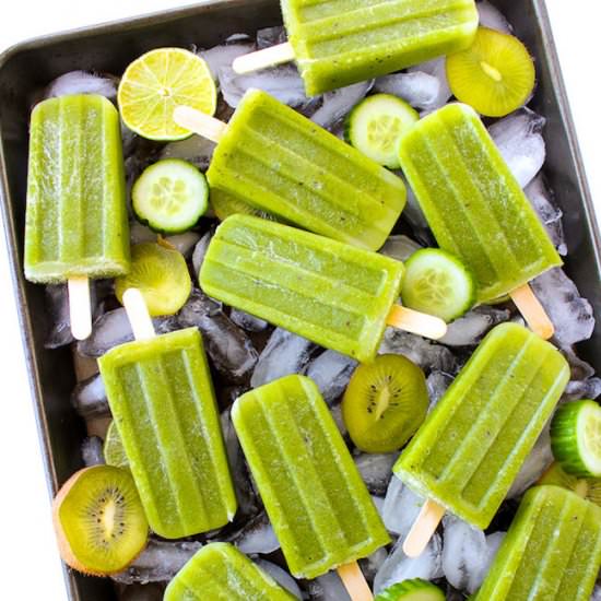 Cucumber Mint Paletas - Recipe photo by asaucykitchen