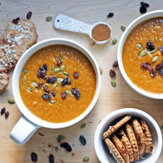 Sweet Potato and Onion Soup - Recipe photo by aplantbasedsoul