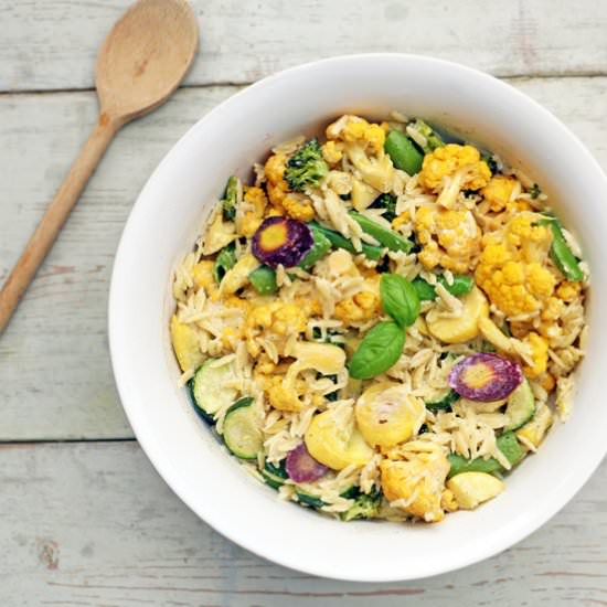 Spring Orzo Salad - Recipe photo by aplantbasedsoul