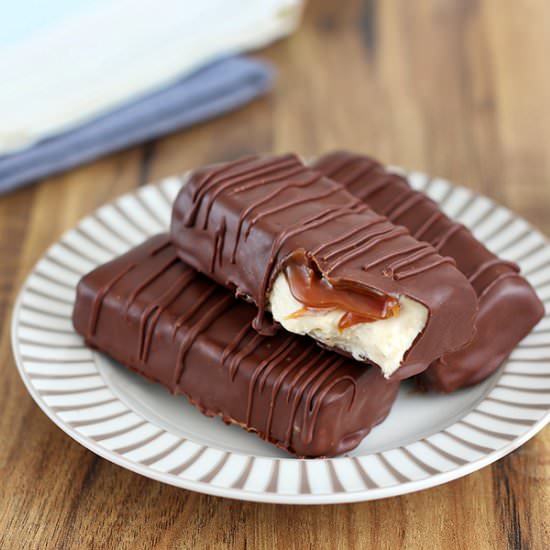 Homemade Snickers Ice Cream Bars - Recipe photo by The_Cookie_Fairy