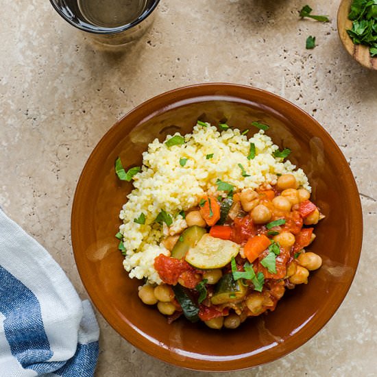 Chickpea stew - Recipe photo by PannaM
