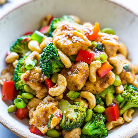 Better-Than-Takeout Cashew Chicken - Recipe photo by Averie