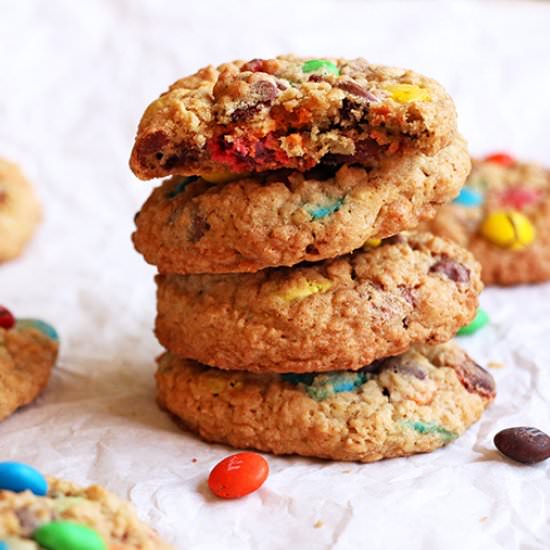 M&M’s® Oatmeal Cookie - Recipe photo by When Hungry
