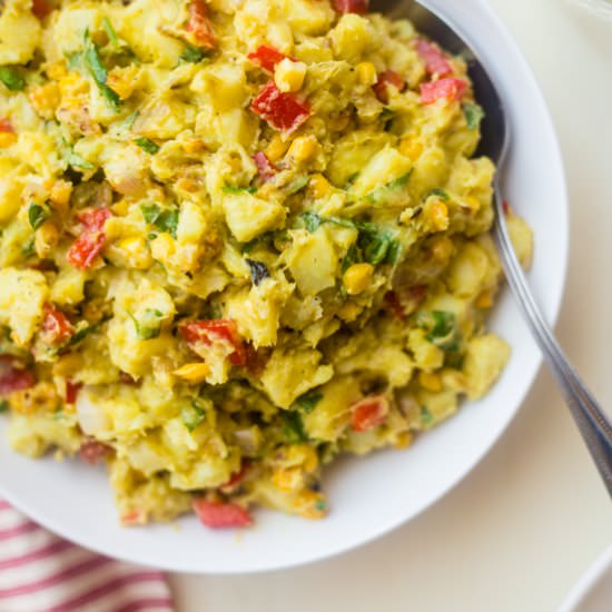 Vegan Mexican Sweet Potato Salad - Recipe photo by foodfaithfitness