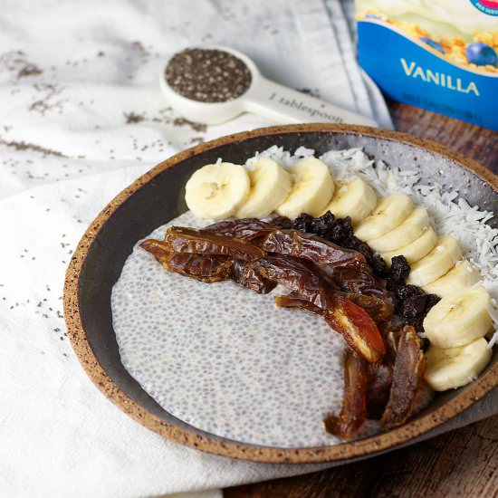 Wholesome Vanilla Chia Seed Pudding - Recipe photo by mannaandspice
