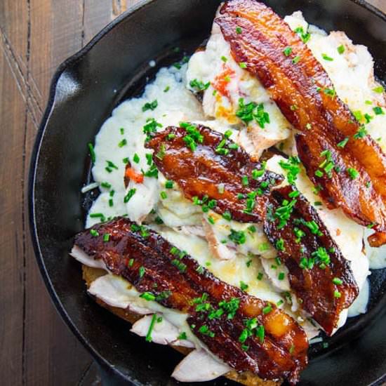 Kentucky Hot Brown Sandwich - Recipe photo by TheBBQBuddha