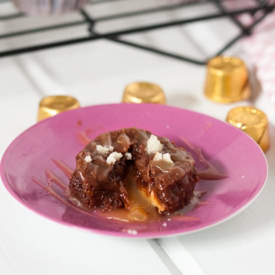 Salted Caramel Rolo Brownies - Recipe photo by GoodieGodmother