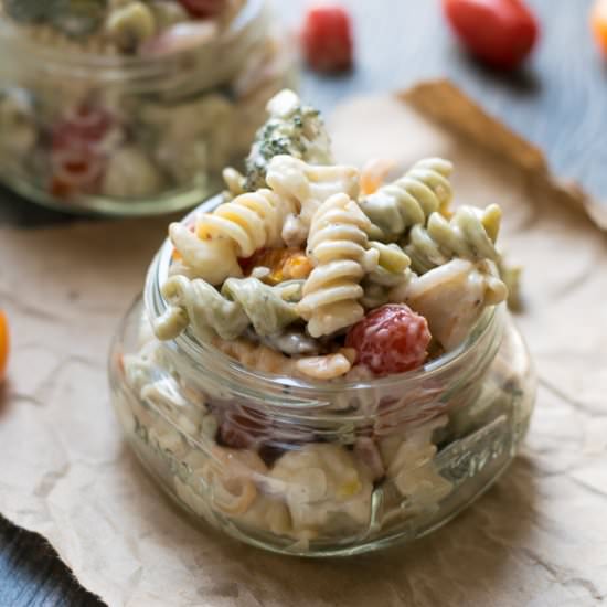Creamy Peppercorn Ranch Pasta Salad - Recipe photo by whitbitskitchen