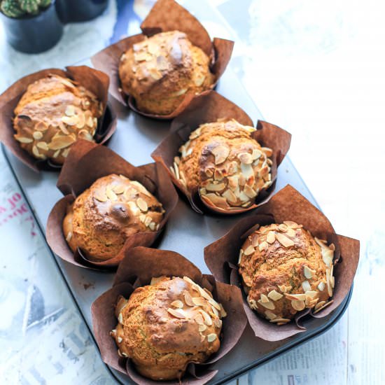 Almond muffins - Recipe photo by My Fat Me Ania