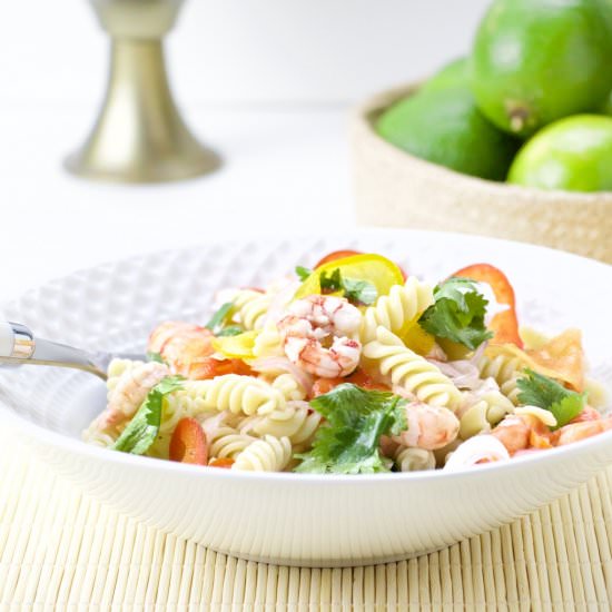 Ceviche with Quinoa Pasta - Recipe photo by The FoodOlic