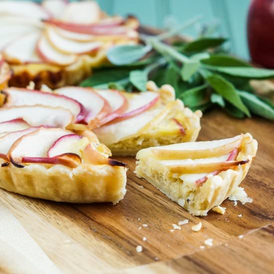 Apple and Caramelized Onion Tart - Recipe photo by TaraMar