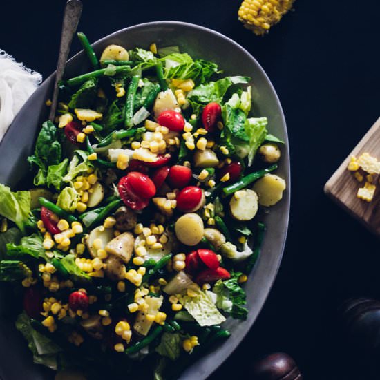 Potato, Green Bean & Corn Salad - Recipe photo by mylavenderblues