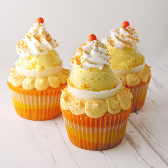 Orange Creamsicle Cupcakes - Recipe photo by easybaked
