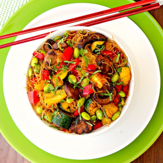 Aloha Noodle Bowl (Vegan) - Recipe photo by healingtomato