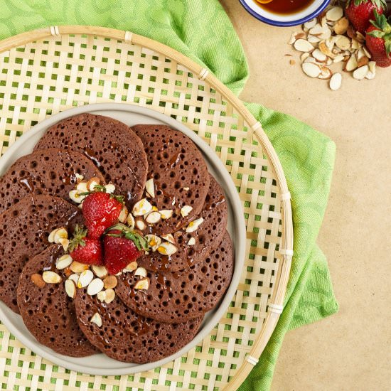 Beghrir Choco - Recipe photo by TaraMar