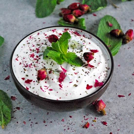 Persian Cucumber and Yogurt Dip - Recipe photo by ahueats