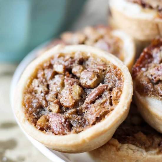 Derby Day Mini Pecan Pies - Recipe photo by WhatMollyMade